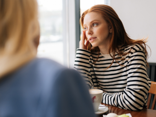 A young woman realizes friendship breakups really hurt and is wanting to learn how to heal.