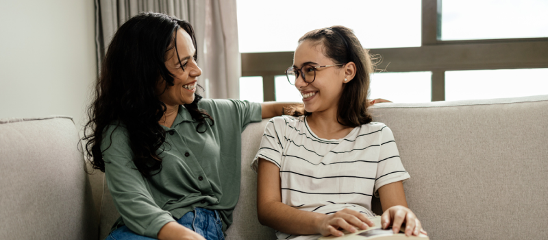 A mother checks in with her tee daughter who is experiencing anxiety.