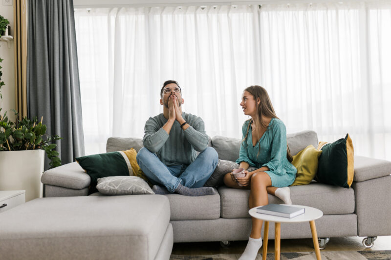 Shot of a young couple struggling and not understanding how their OCD is hurting their relationship.