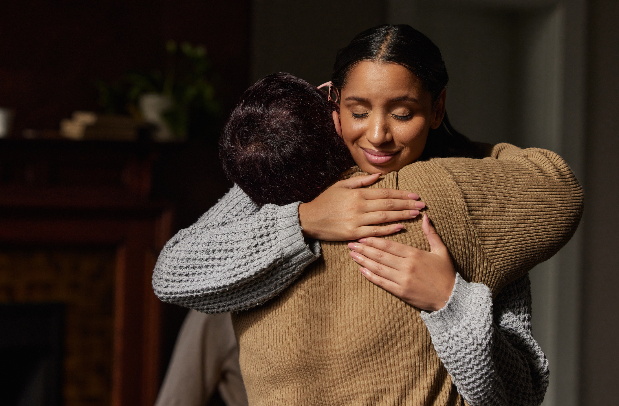 Woman showing openness to trusting others